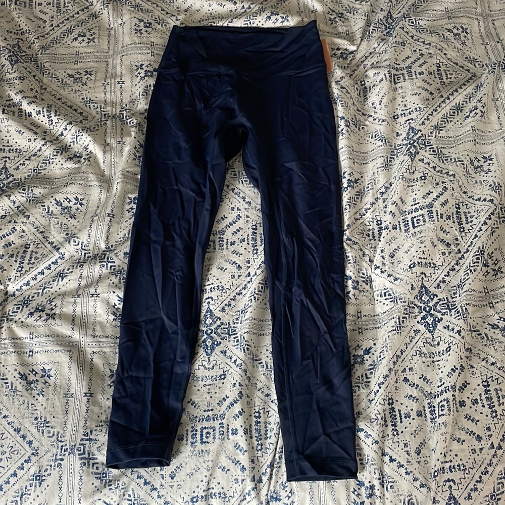 Third love blue leggings, size medium